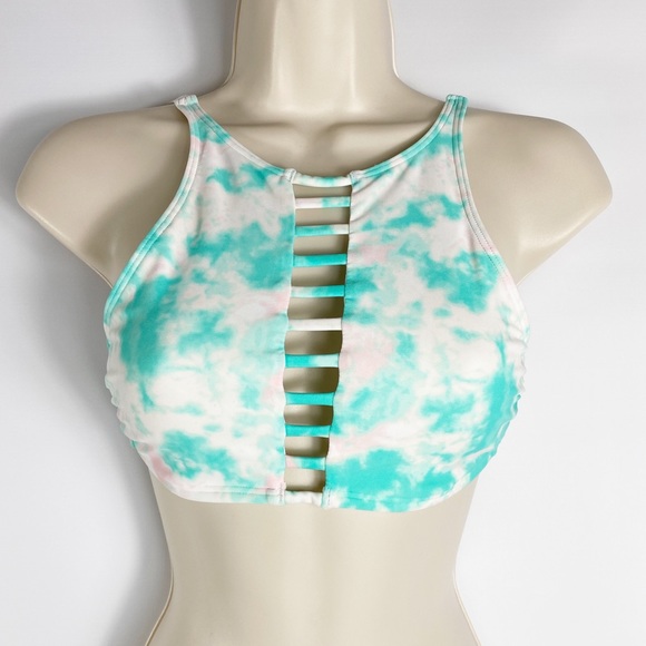 Hollister Other - Hollister Green The Die Swimsuit Top Women Size Small